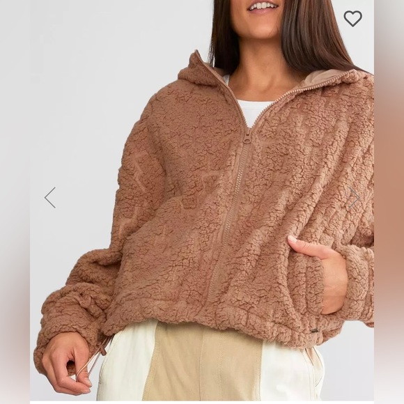 Billabong Women’s “Marlowe” Jacket Size Small in Nude Mood/ Pink - Picture 2 of 8